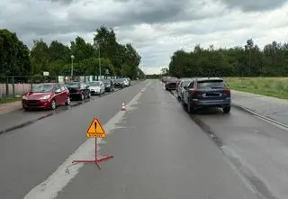 Dziewięciolatka potrącona w pobliżu szkoły. "Wybiegła zza auta"