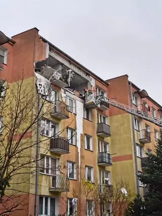 Wybuch w mieszkaniu w Braniewie