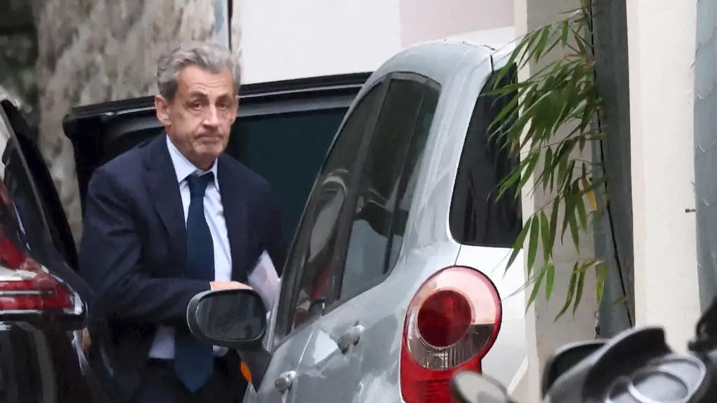 Nicolas Sarkozy na zdjęciu z 13 października