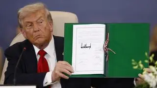 Donald Trump w Szarm el-Szejk