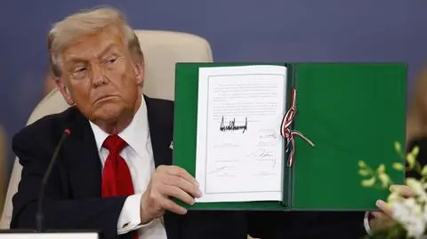 Donald Trump w Szarm el-Szejk