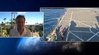 "Nowy rozdział w eksploatacji kosmosu zakończony". Finał misji, oglądaj TVN24