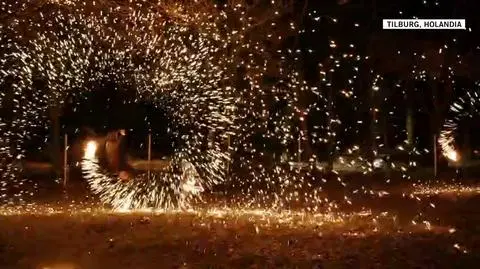 Ognisty pokaz w holenderskim Tilburgu