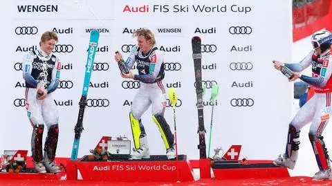 Norweskie podium w Wengen. "Minęły trzy lata"