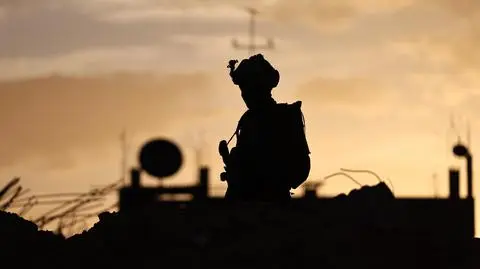 Żołnierz w Strefie Gazy (zdjęcie ilustracyjne)