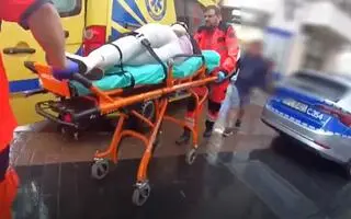 Kobieta w porę trafiła do szpitala