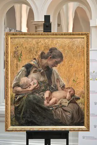Obraz "Lato" duńskiej artystki Berthy Wegmann