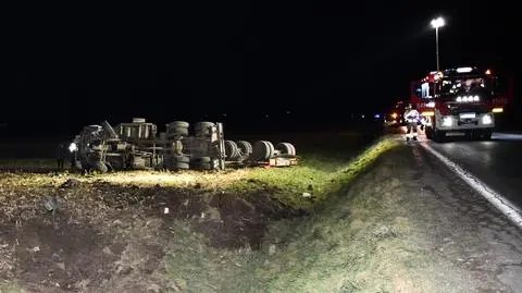 Kierowca tira nie przeżył wypadku 