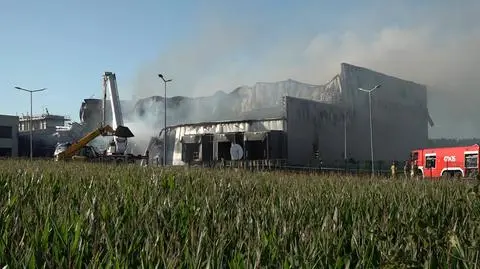 Pożar w miejscowości Kawle na Pomorzu
