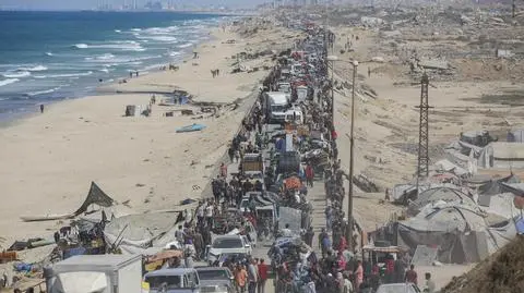 Palestyńczycy powracają do zrujnowanego miasta Gaza