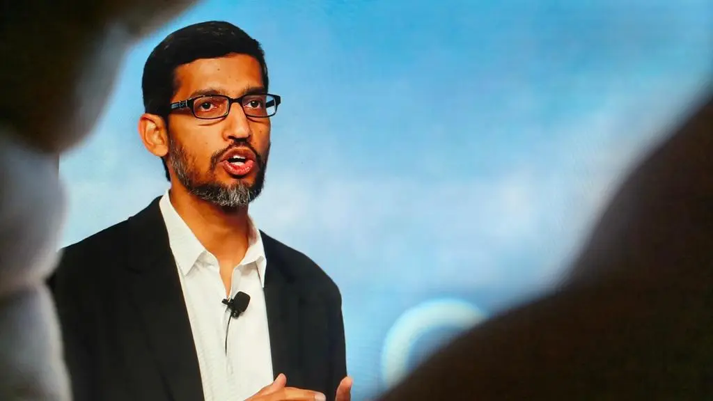 Od 2015 roku prezesem Google jest Sundar Pichai