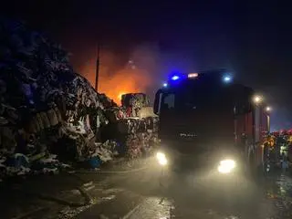 Kolejny pożar składowiska w Kamieńcu