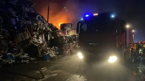Kolejny pożar składowiska w Kamieńcu