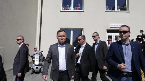 Andrzej Duda spotkał się z rannymi górnikami