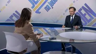 Andrzej Domański w "Jeden na jeden"