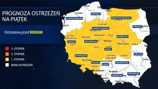 Prognoza zagrożeń na piątek