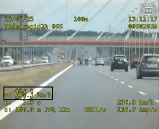 Motocyklista nie posiadał uprawnień