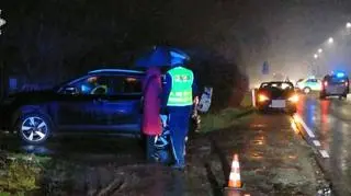 Kierowca odjechał z miejsca zdarzenia