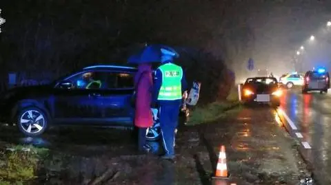 Kierowca odjechał z miejsca zdarzenia