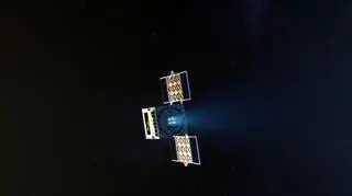 Satelita EagleEye w przestrzeni kosmicznej - wizja artystyczna