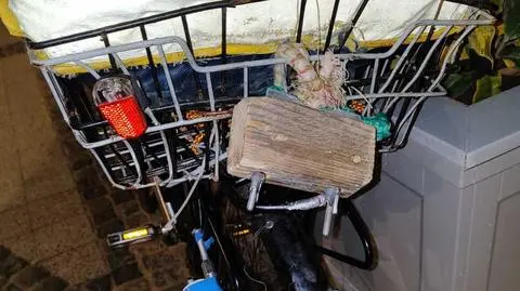 Mężczyzna jeździł przerobionym rowerem