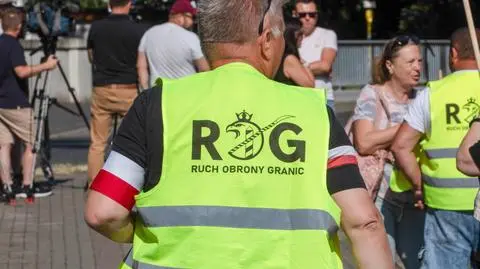 Pikieta tak zwanego Ruchu Obrony Granic w Nysie Łużyckiej