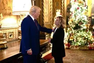 Giorgia Meloni, Donald Trump