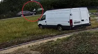 Zderzenie hulajnogi z samochodem