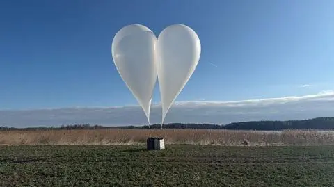 Balony przy Jeziorze Kruklin