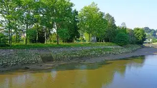 Wyspa Faisans widziana od strony francuskiej