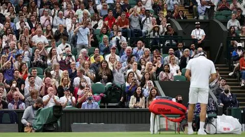 Bez obostrzeń na Wimbledonie. Komplet publiczności od ćwierćfinałów