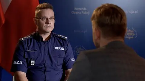 Rzecznik Komendy Głównej Policji pytany o odejścia z CLKP (fragment reportażu "Policyjna baza DNA coraz bliżej dna). 