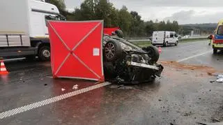 Śmiertelny wypadek w Rudnie na A4