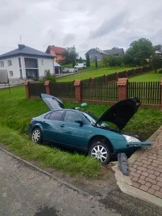 W wypadku ranne zostały dwie osoby 
