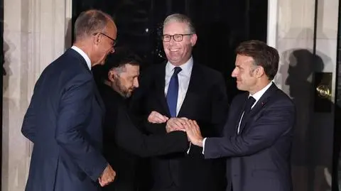 Zełenski w Londynie