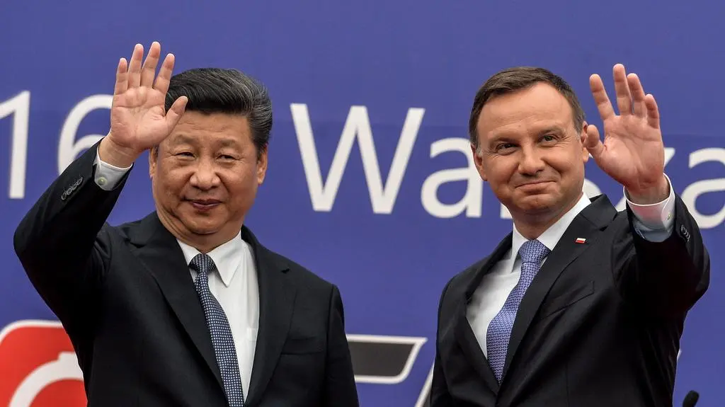 Xi Jinping i Andrzej Duda w 2016 roku