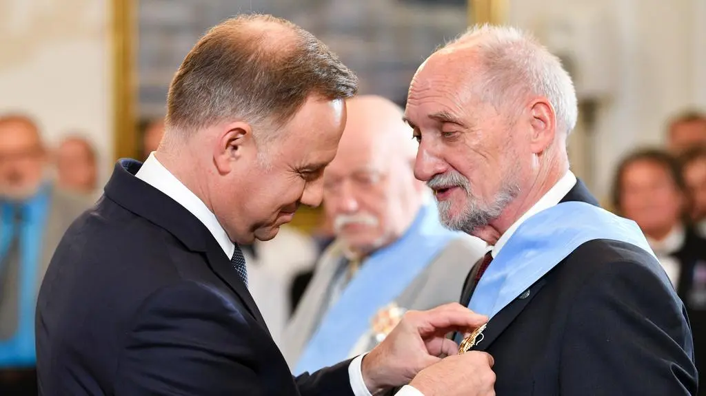 Wrzesień 2022 roku. Antoni Macierewicz otrzymuje Order Orła Białego