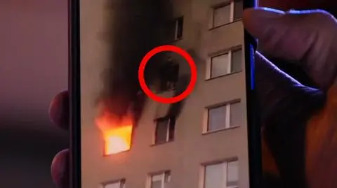 "Chłopak stoi na parapecie, pewnie nie ma drogi ucieczki"