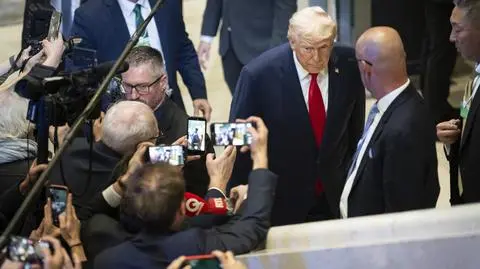 Donald Trump w Davos