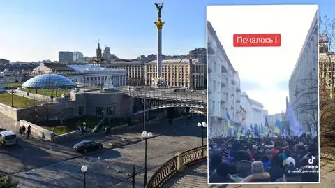 Kijów. Ukraińcy wyszli na ulice. Kiedy?