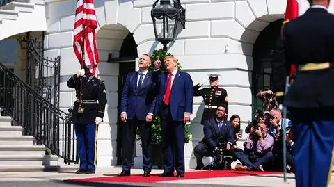 Karol Nawrocki i Donald Trump