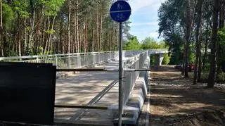 Kładka jeszcze nie jest przejedna
