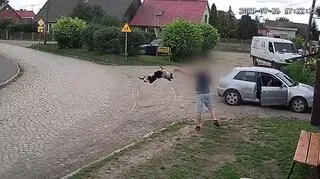 Kadr z filmu udostępnionego w mediach społecznościowych