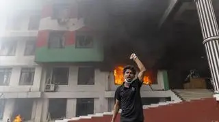 Nepal. Protestujący starli się z policją (8 września)