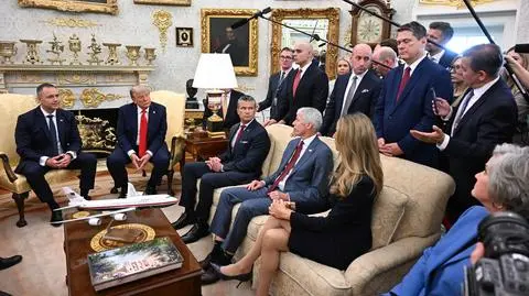 Karol Nawrocki spotkał się z Donaldem Trumpem w Białym Domu
