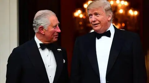 Książę Karol i Donald Trump w 2019 roku