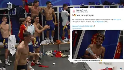 Czyste szaleństwo w szatni finalistów. A to jeszcze nie koniec imprezy