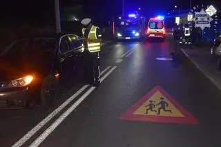 W miejscu potrącenia można przechodzić przez jezdnię