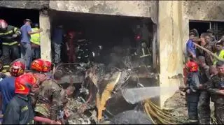 Samolot uderzył w budynek szkoły w Bangladeszu