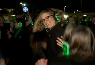 Biejat już odpoczywa. Na silent disco